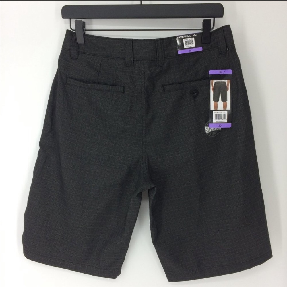 NWT O'Neill Stretch Fabric Walkshort Black Shorts